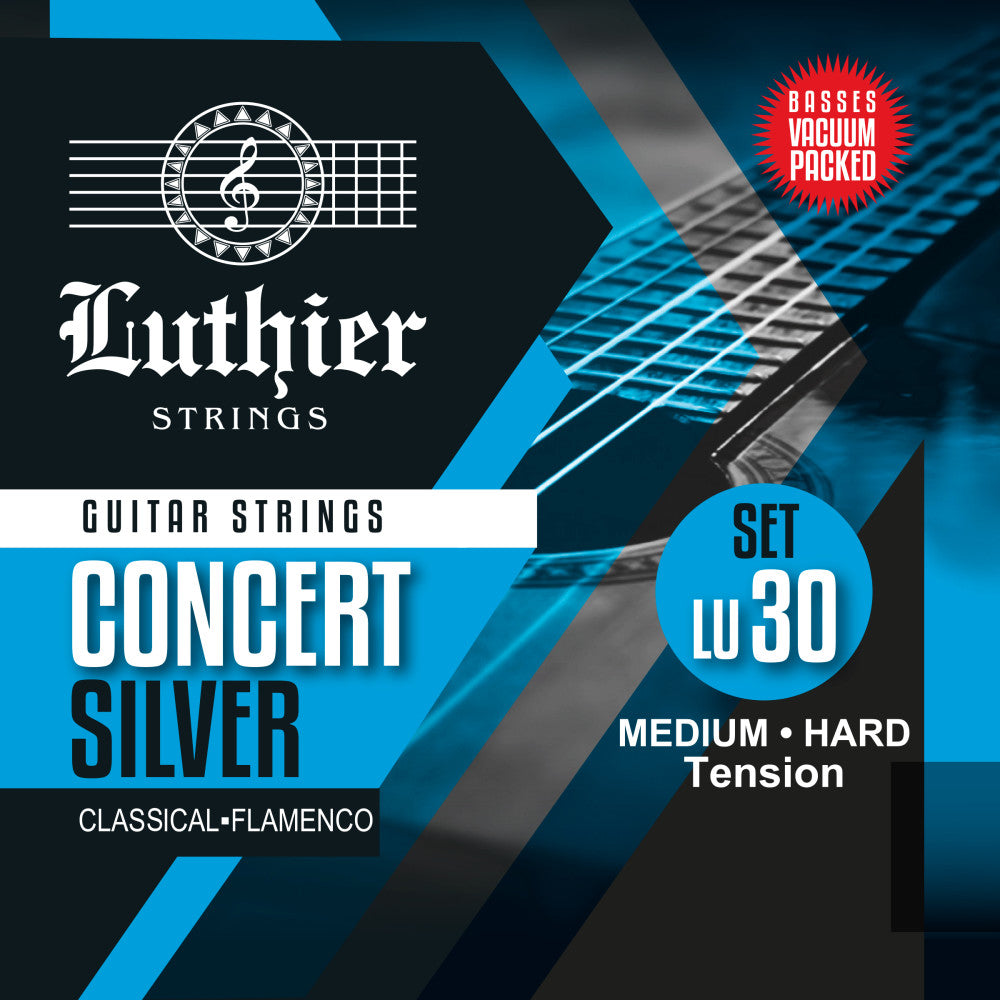 Cuerdas de Guitarra Clasica Nylon Luthier LU-30 Tension Media Alta ProstringsChile