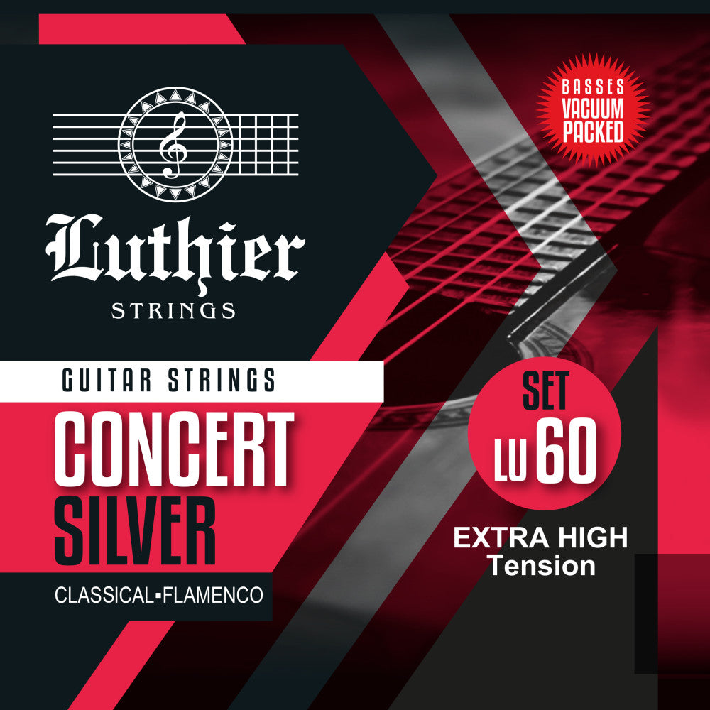 Cuerdas de Guitarra Clasica Nylon Luthier LU-60 Tension Extra Alta ProstringsChile