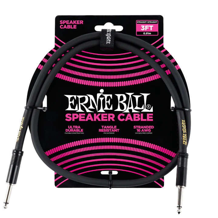 Cable de Gabinete Ernie Ball Recto/Recto - 90 cm 0 Ruido