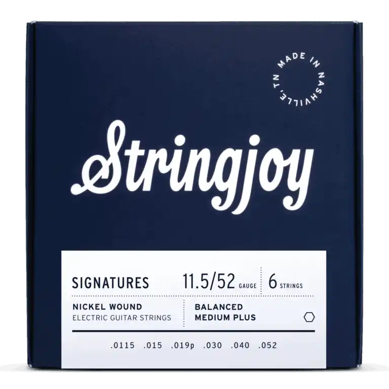 Stringjoy 11.5-52 Balanced Medium Plus Gauge Signatures - Nickel Wound Electric Guitar Strings