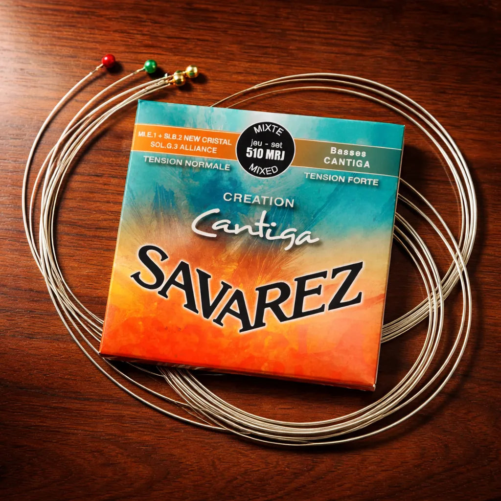 Cuerdas Guitarra Clasica Nylon Savarez Creation Cantiga 510mrj de tensión mixta
