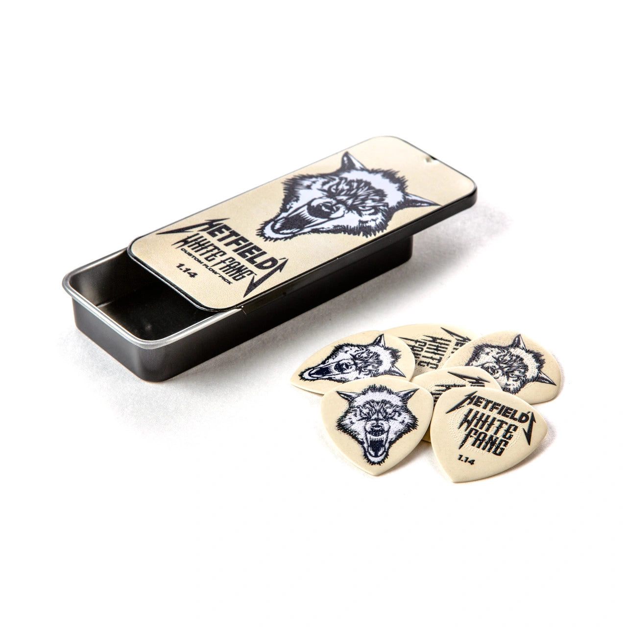 Uñetas Dunlop James Hetfield Signature Metallica White Fang