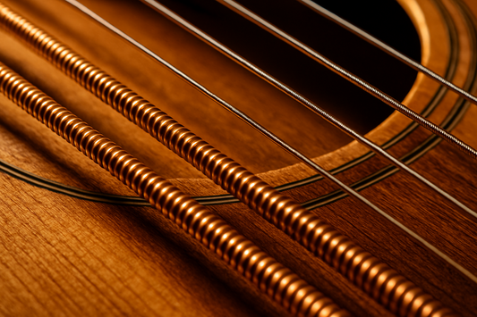 Que cuerdas de guitarra acustica debes usar