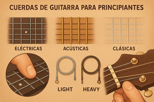 ¿Cómo saber qué cuerdas usa mi guitarra? Guía completa para elegir las adecuadas