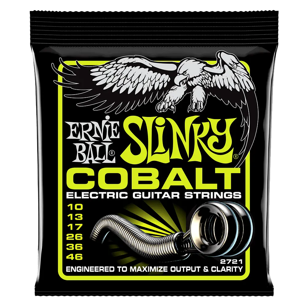 Regular Slinky Cobalt Electric Guitar Strings - 10-46