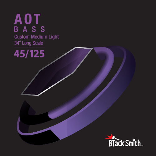 Blacksmith Bass Strings Anti Oxidacion Tecnology AOT 45-125 5 Cuerdas