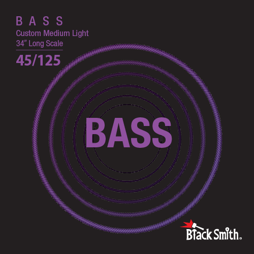 Blacksmith Bass Strings Standard Nickel 45-125 5 Cuerdas