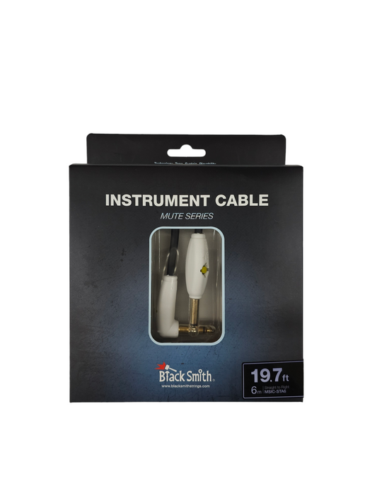 Cable de Instrumento Blacksmith Serie Mute ( Kill Switch) 6 Metros Recto/ L