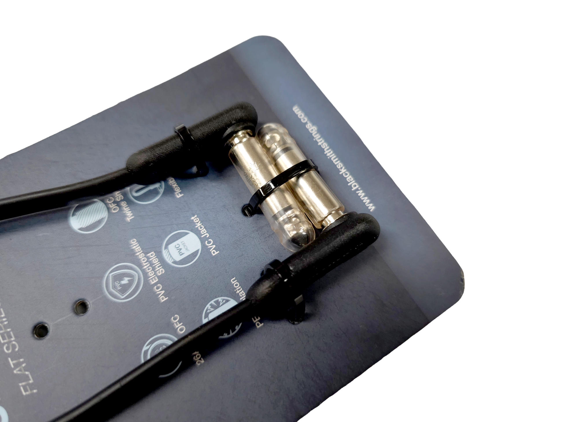 Cable Patch Blacksmith Flat Series 0 Ruido 20 cm ProstringsChile cuerdas_de_guitarra