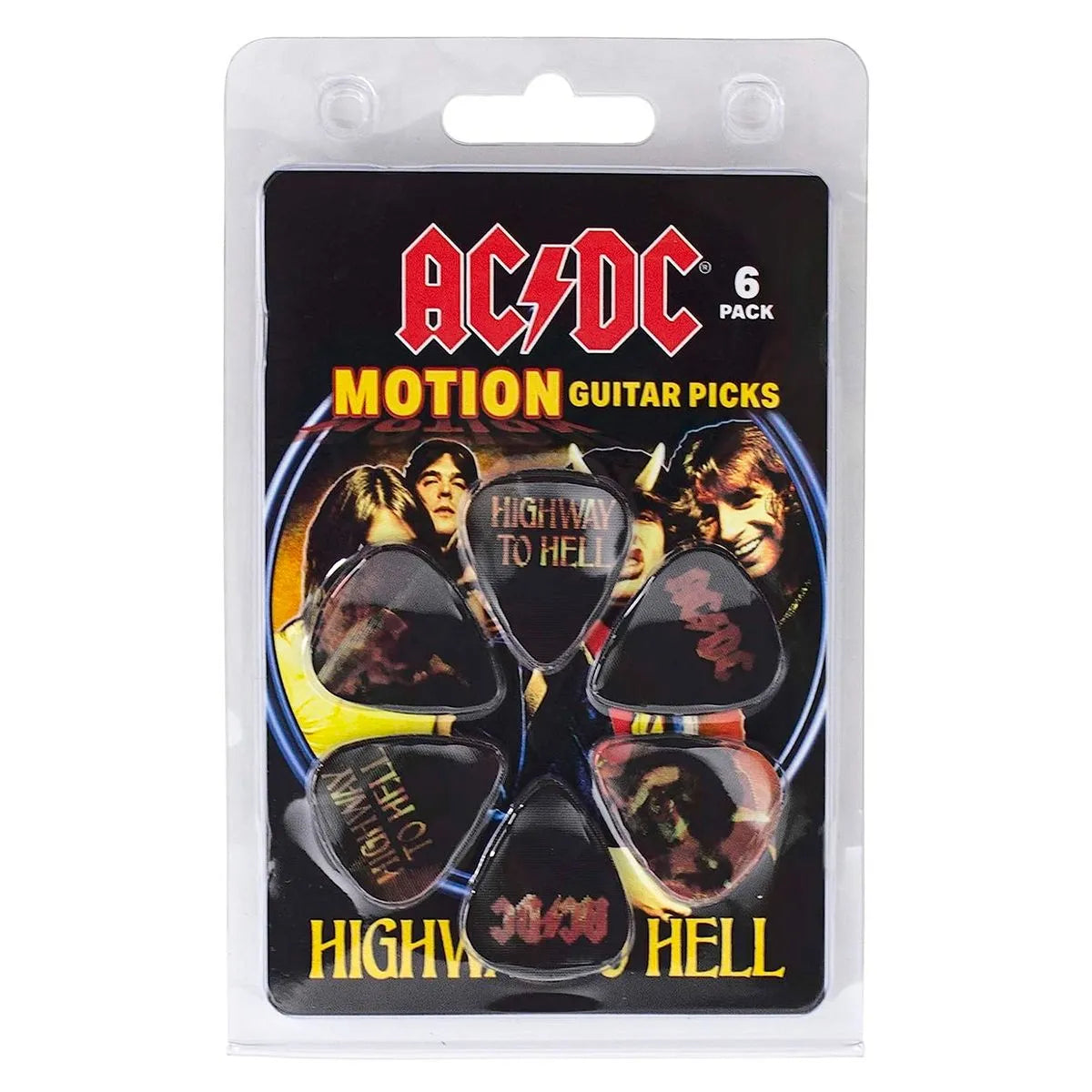 Uñetas Signature AC/DC Set Holografico 6 Unidades