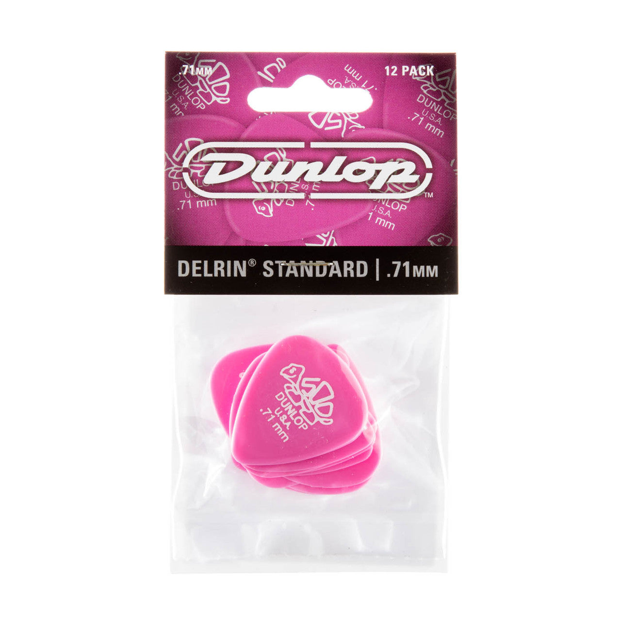 Uñetas DELRIN 500 PICK .71MM Pack de 12 Unidades Dunlop