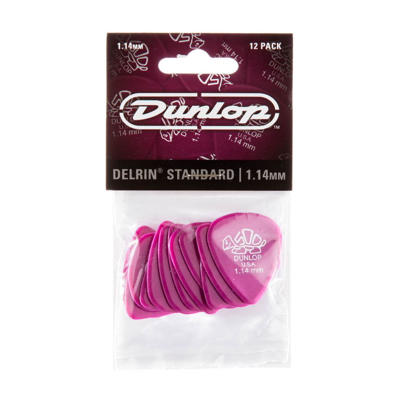 Uñetas DELRIN 500 PICK 1.14MM Pack de 12 Unidades Dunlop