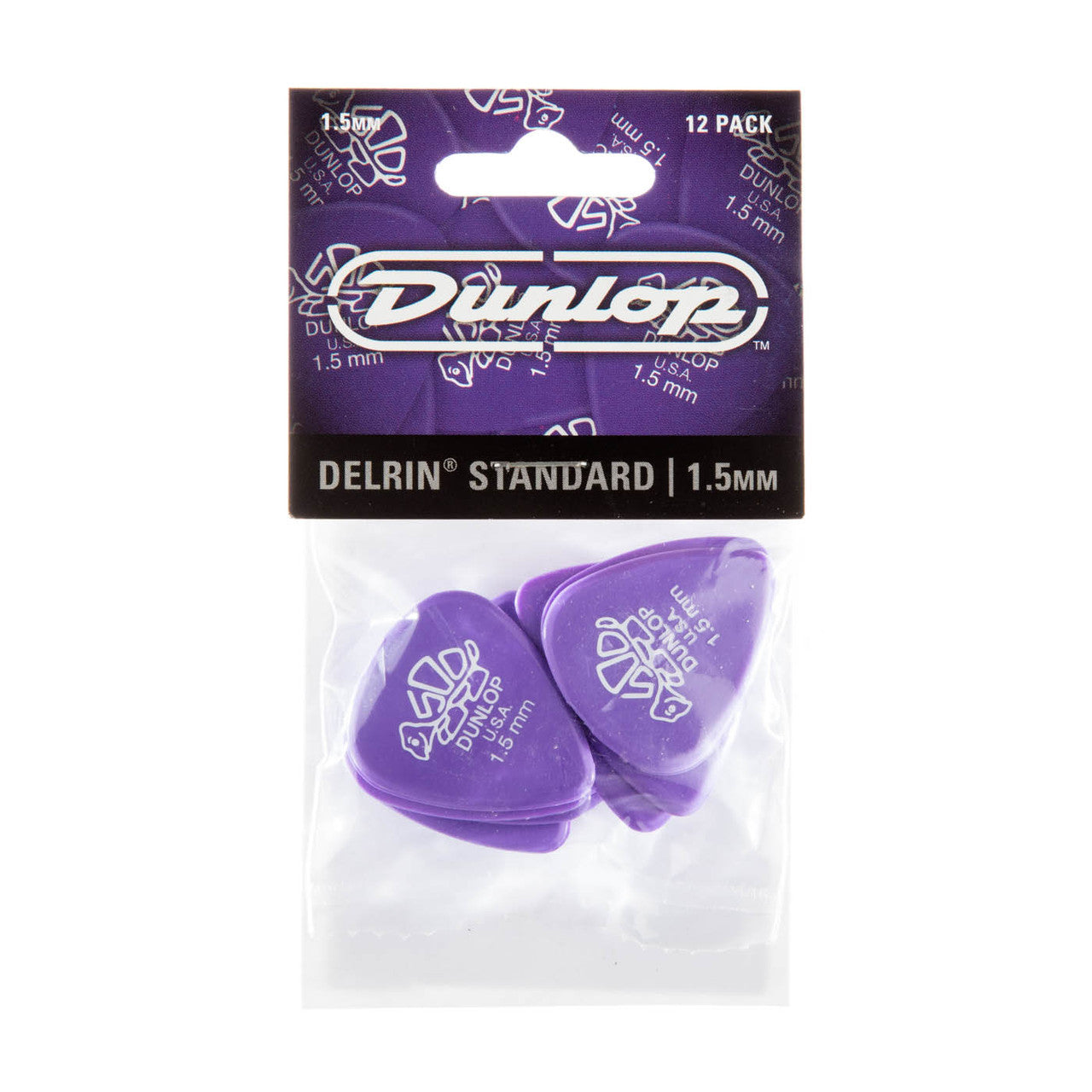 Uñetas DELRIN 500 PICK 1.50MM Pack de 12 Unidades Dunlop