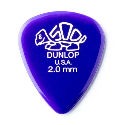 Uñetas DELRIN 500 PICK 2.00 MM Pack de 12 Unidades Dunlop