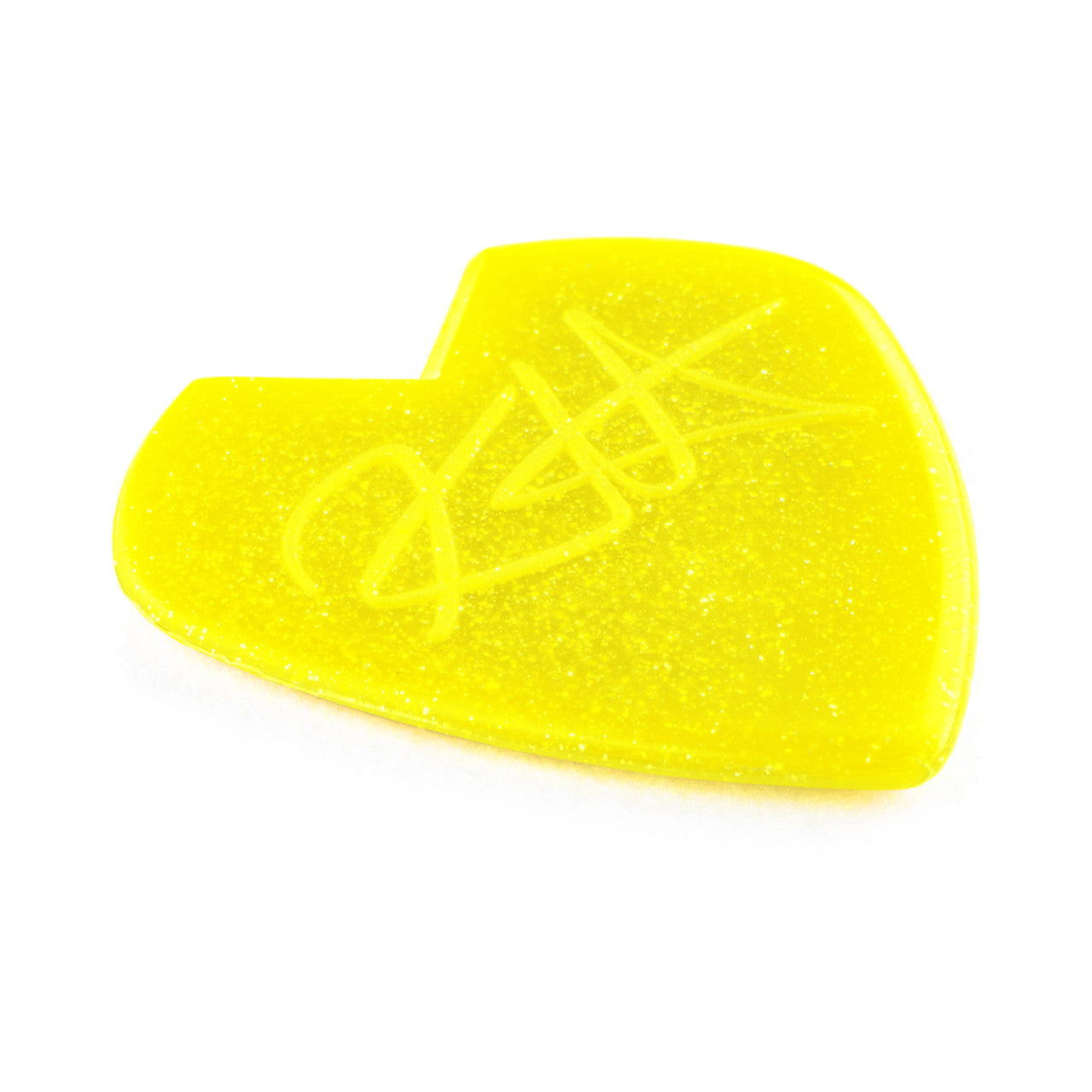 Uñetas Kirk Hammett Jazz Iii Pick Yellow Glitter 6 Unidades