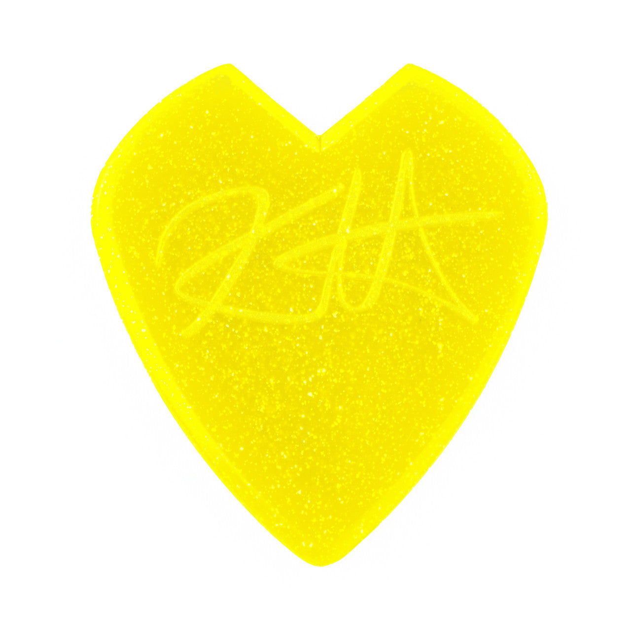 Uñetas Kirk Hammett Jazz Iii Pick Yellow Glitter 6 Unidades