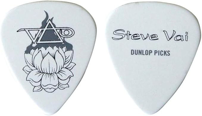 Uñeta Dunlop Signature Steve Vai Flor de Loto Blancas Descontinuadas 1 Unidad Dunlop