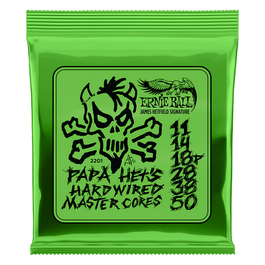 Cuerdas para Guitarra Eléctrica Papa Het's Signature 11-50 P02201 Ernie Ball