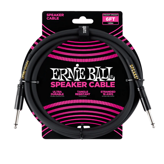 Cable de Gabinete Ernie Ball Recto/Recto - 1,8 metros 0 Ruido