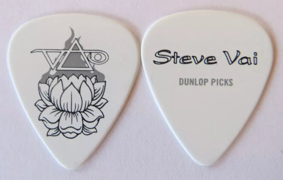 Uñeta Dunlop Signature Steve Vai Flor de Loto Blancas Descontinuadas 1 Unidad Dunlop