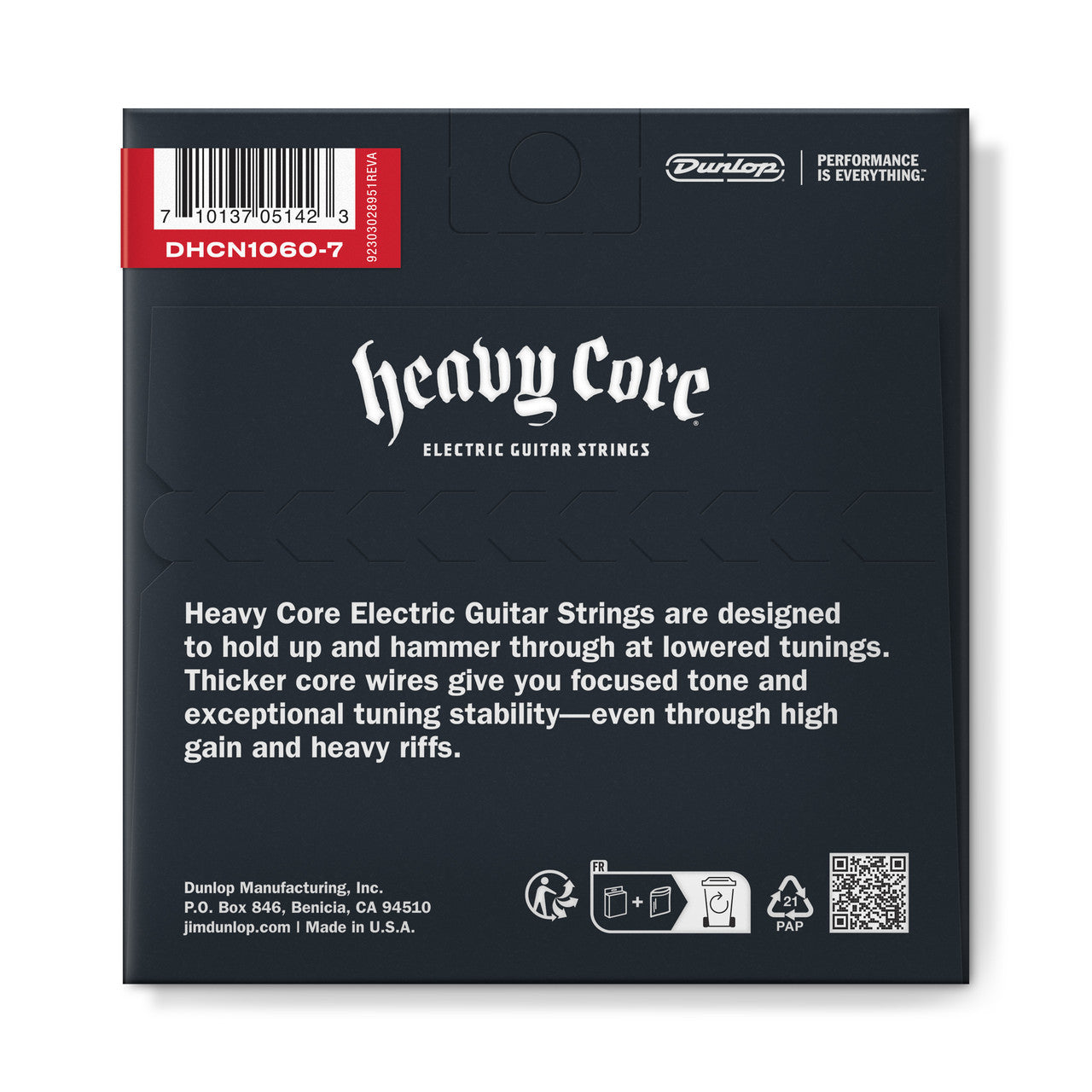 HEAVY CORE ELECTRIC GUITAR STRINGS 10-60 | 7-STRING