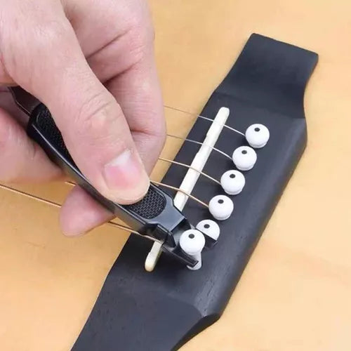 Manivela Para Cuerdas De Guitarra Y Bajo Corta Y Enrolla