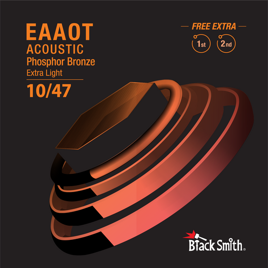 Blacksmith EAAOT 10-47 Cuerdas Guitarra Acustica Fósforo bronce Extra Light Blacksmith