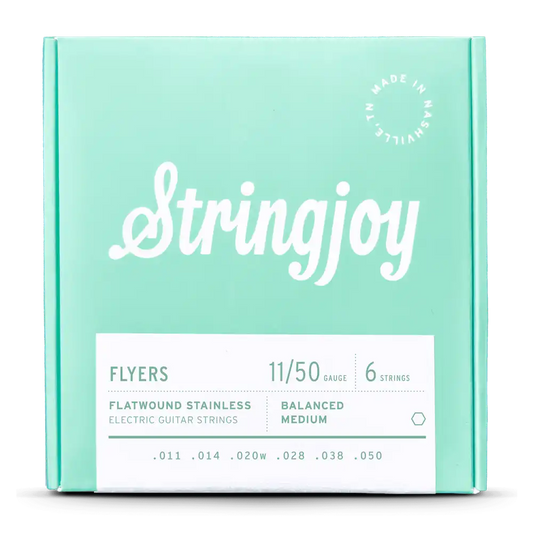 Cuerdas Stringjoy Flatwounds 11/50 Balanced Medium ProstringsChile