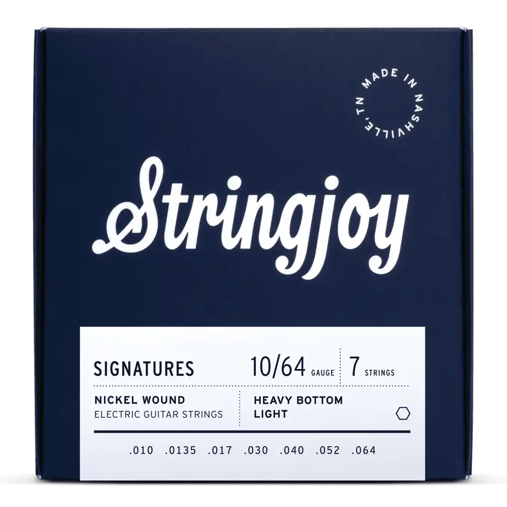Stringjoy 10-64 7-String Heavy Bottom Light Gauge Signatures - Nickel Wound ProstringsChile cuerdas_de_guitarra