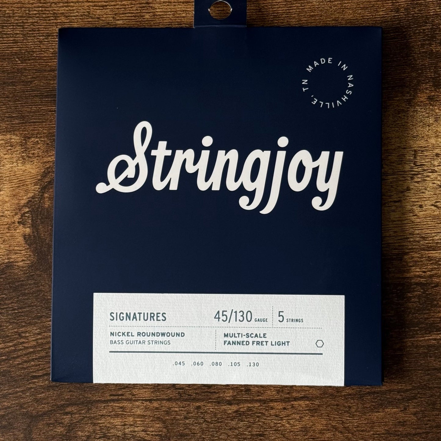 Cuerdas Stringjoy de Bajo 5 Cuerdas Nickel Multiescala 45/130