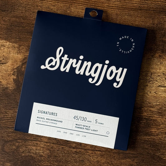 Cuerdas Stringjoy de Bajo 5 Cuerdas Nickel Multiescala 45/130