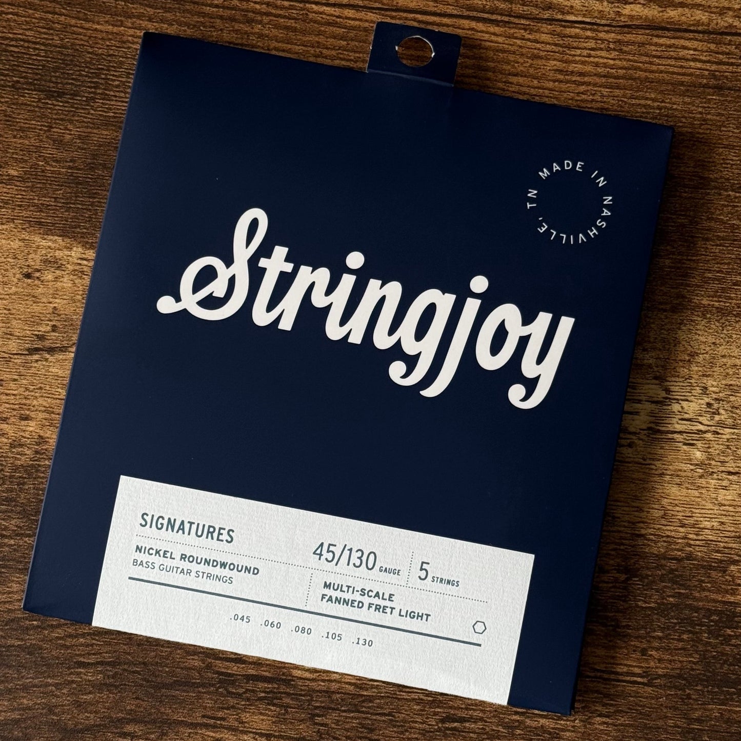Cuerdas Stringjoy de Bajo 5 Cuerdas Nickel Multiescala 45/130