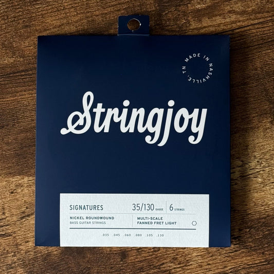 Cuerdas Stringjoy de Bajo 6 Cuerdas Nickel Multiescala 35/130