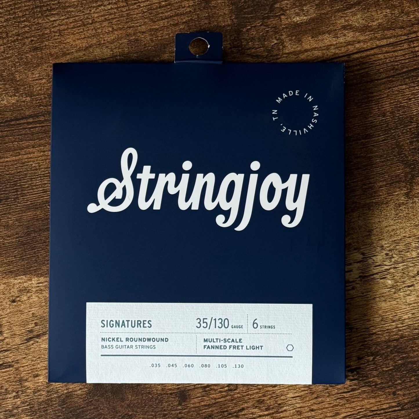 Cuerdas Stringjoy de Bajo 6 Cuerdas Nickel Multiescala 35/130