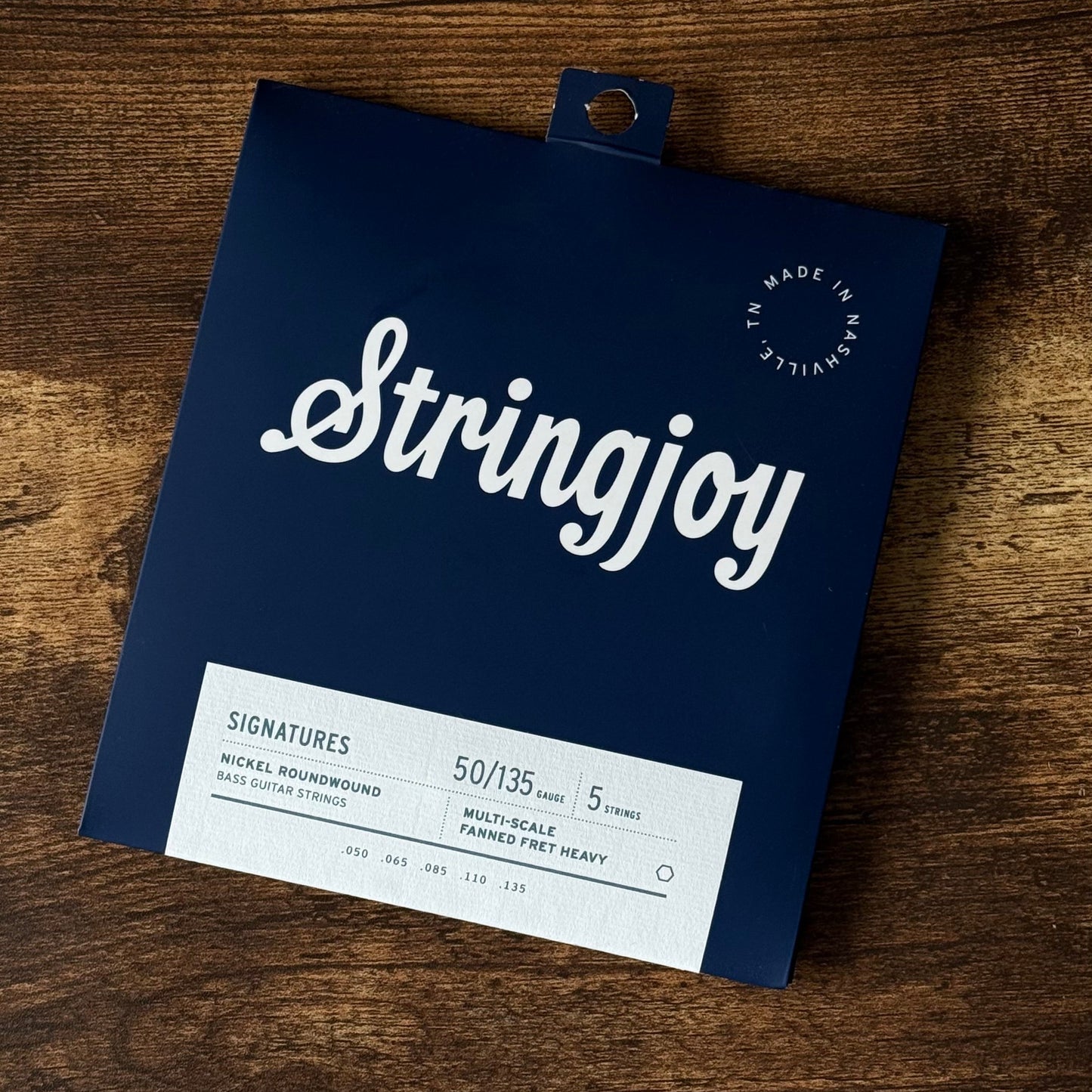 Cuerdas Stringjoy de Bajo 5 Cuerdas Nickel Multiescala 50-135