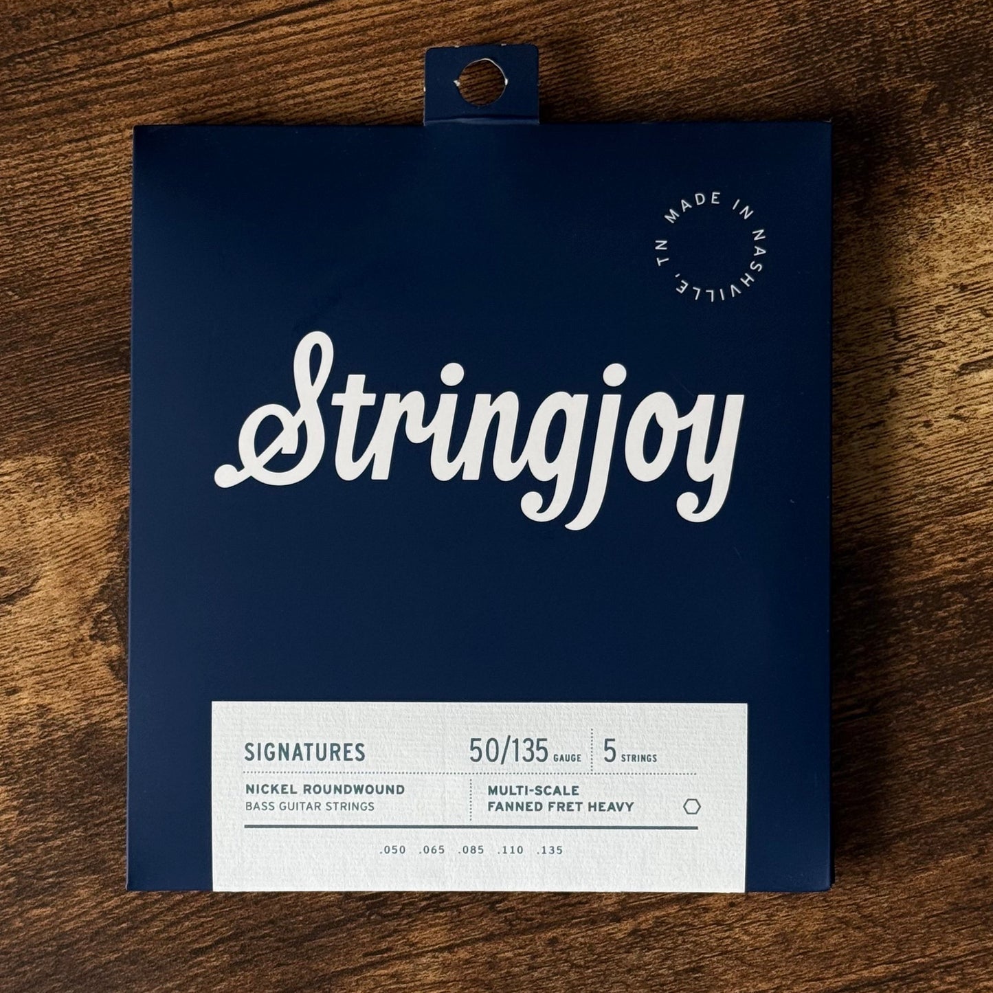 Cuerdas Stringjoy de Bajo 5 Cuerdas Nickel Multiescala 50-135