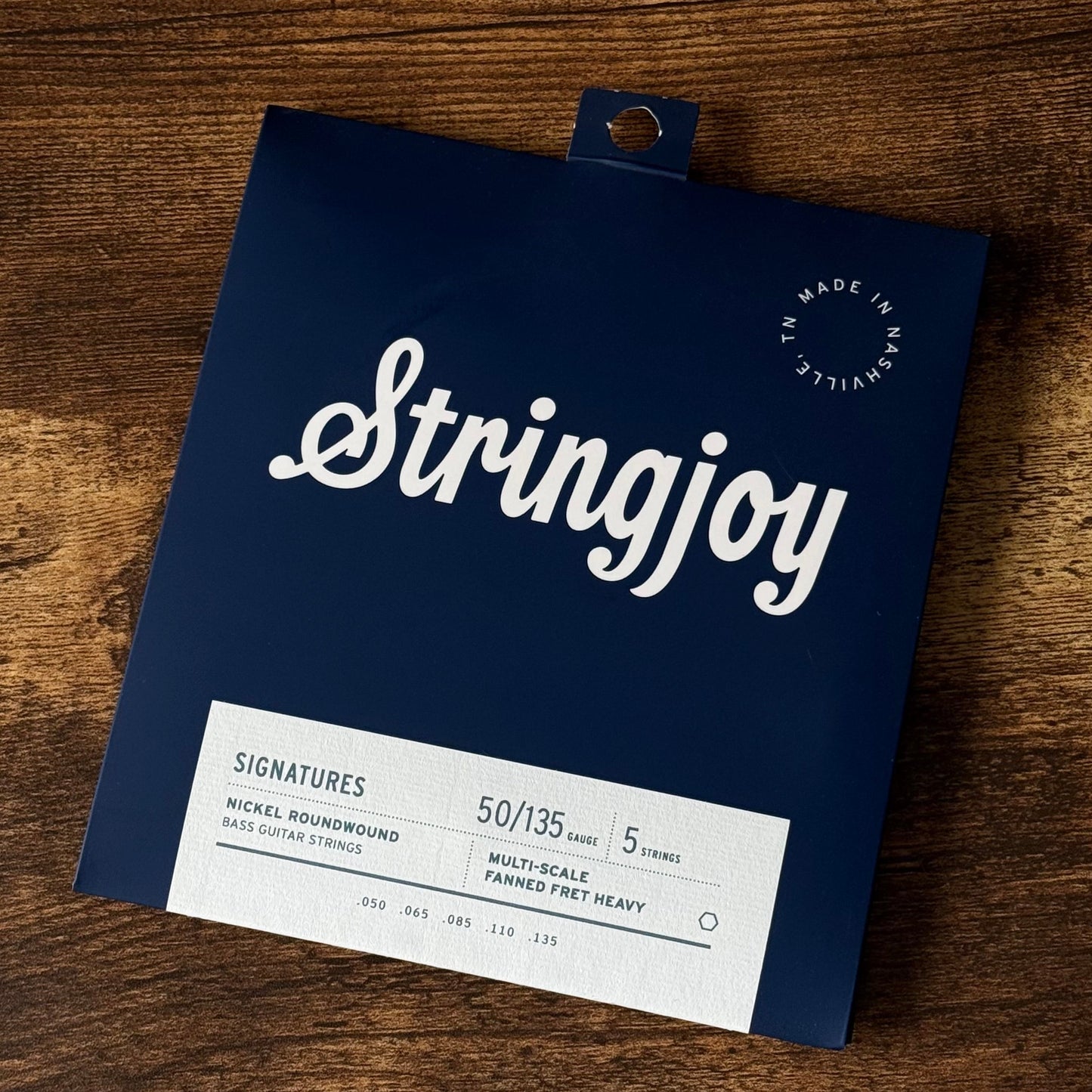 Cuerdas Stringjoy de Bajo 5 Cuerdas Nickel Multiescala 50-135