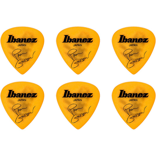 Uñetas Ibanez Signature Paul Gilbert Signature Yellow 1.0 mm Pack de 6 Unidades ProstringsChile