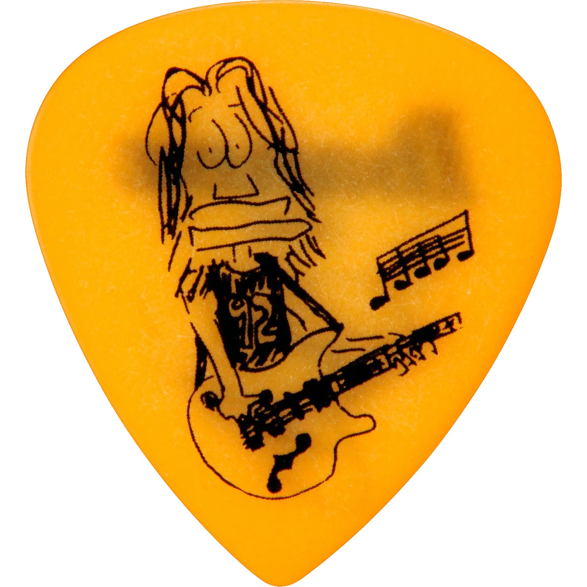 Uñetas Ibanez Signature Paul Gilbert Signature Yellow 1.0 mm Pack de 6 Unidades ProstringsChile