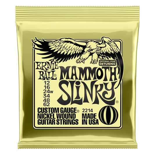 Cuerdas de Guitarra Electrica Ernie Ball Mammoth Slinky 12-62