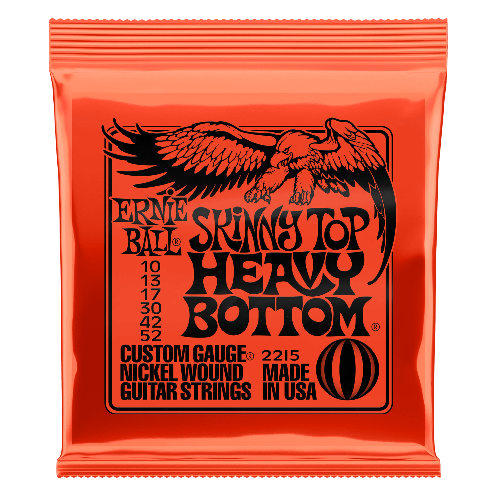 Cuerdas de Guitarra Electrica Ernie Ball Skinny Top Heavy Bottom 010-52