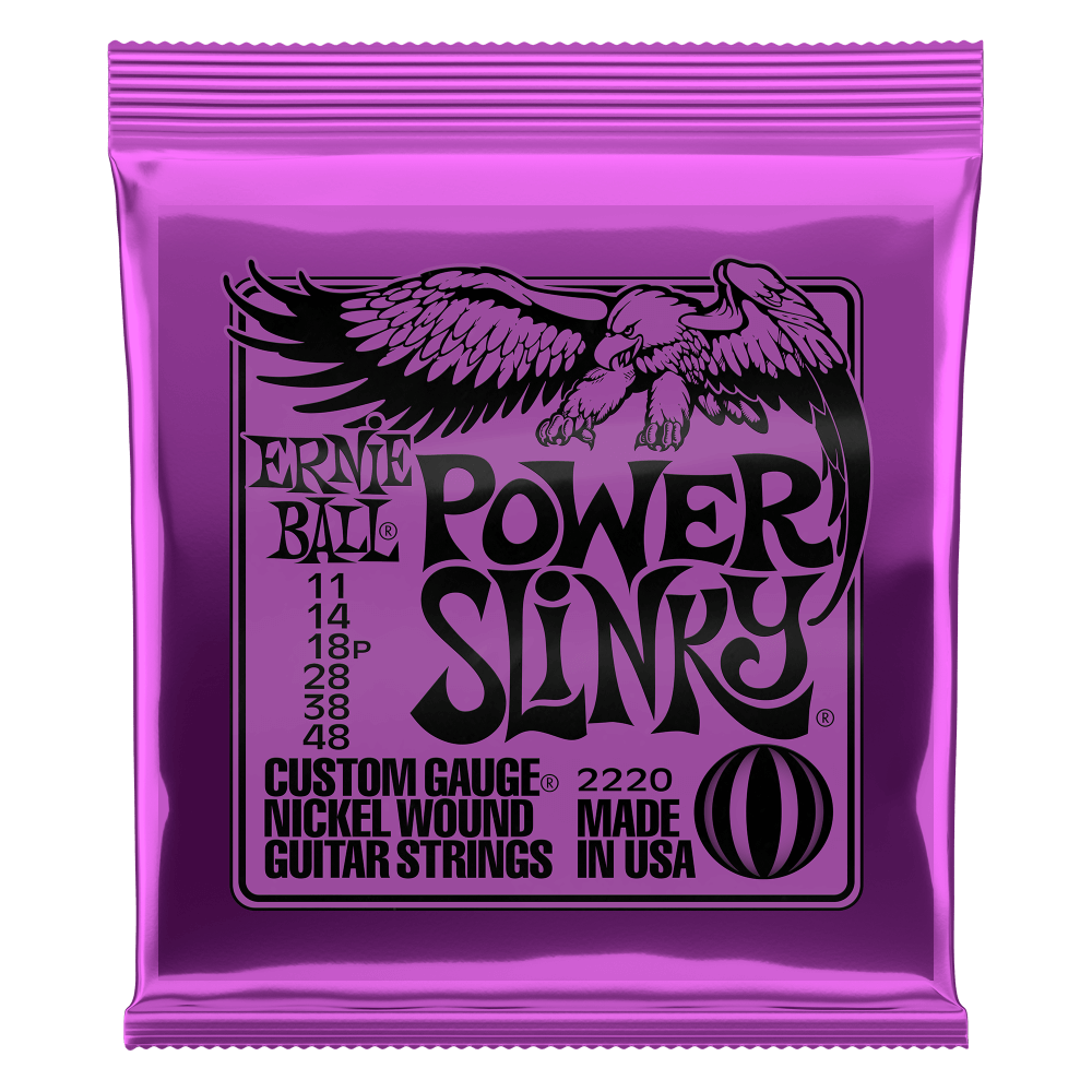 Cuerdas de Guitarra Electrica Ernie Ball Power Slinky 11-48