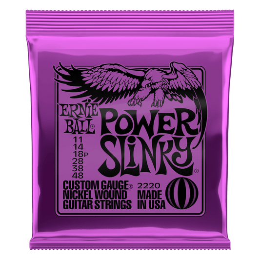 Cuerdas de Guitarra Electrica Ernie Ball Power Slinky 11-48