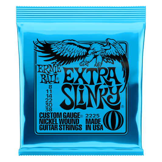 Cuerdas de guitarra Ernie Ball Extra Slinky 08-38