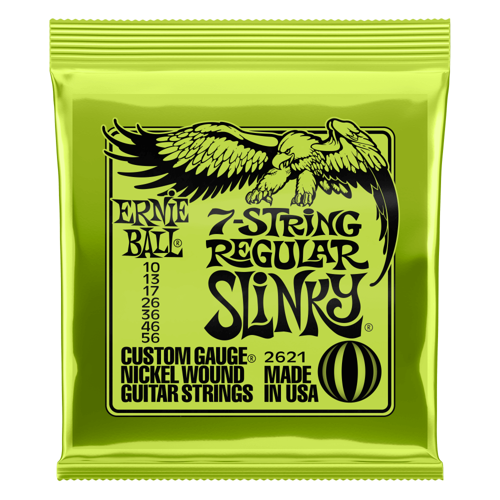 Cuerdas de Guitarra Ernie Ball Slinky 010-56 7 Cuerdas