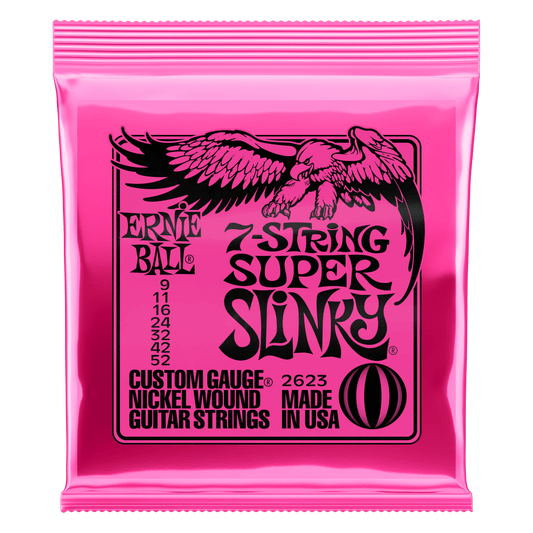 Cuerdas de Guitarra Ernie Ball Slinky 09-52 7 Cuerdas