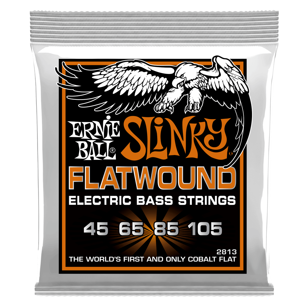 Cuerdas de Bajo Ernie Ball Flatwounds 45-105 4 Cuerdas