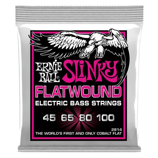 Cuerdas de Bajo Ernie Ball Flatwounds 45-100 4 Cuerdas