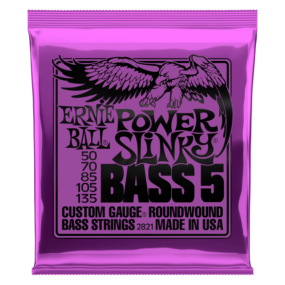 Cuerdas de Bajo Ernie Ball Power Slinky 50-135  5 cuerdas