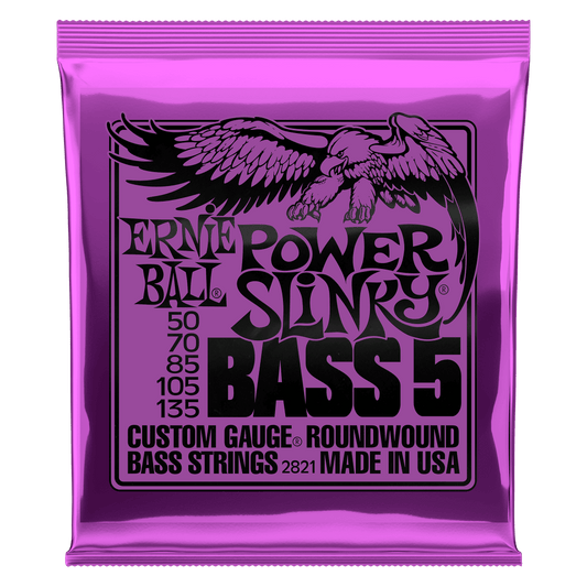 Cuerdas de Bajo Ernie Ball Power Slinky 50-135  5 cuerdas